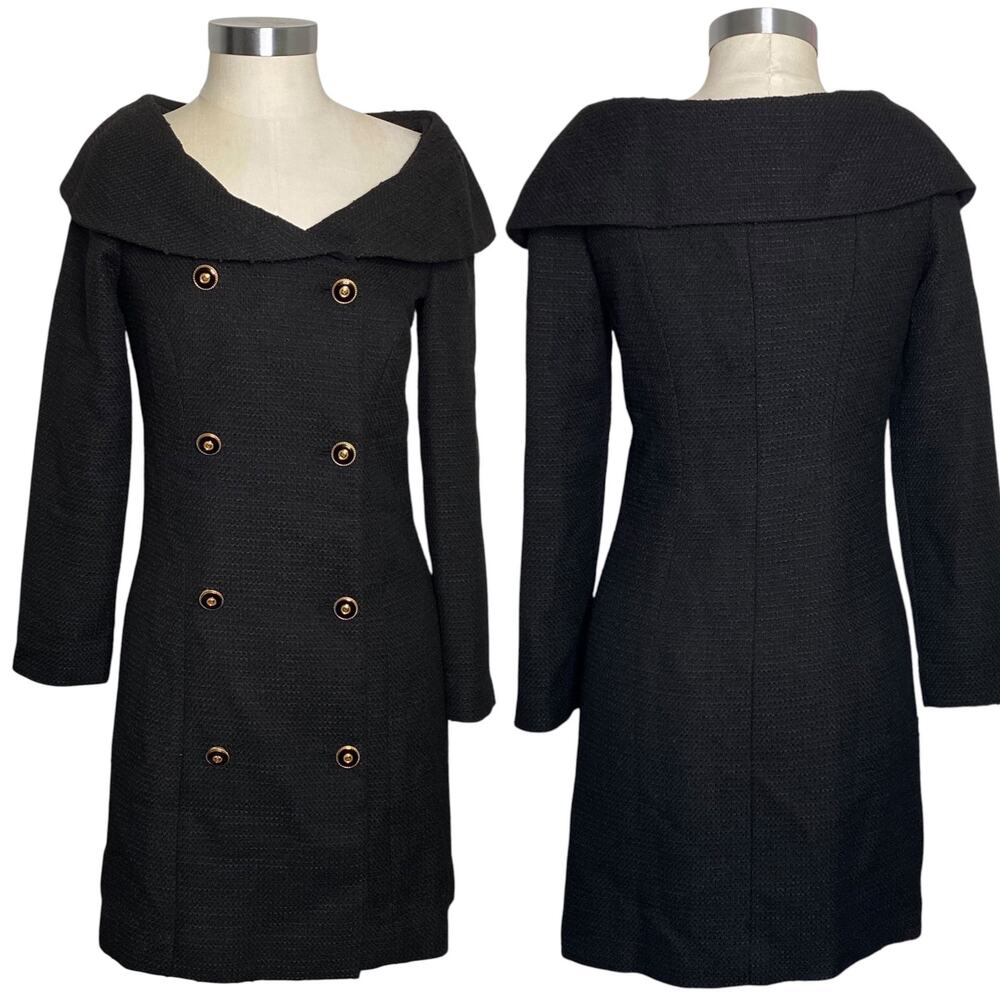 NWT Tuckernuck Tweed Blanche Black Mini Dress - XS